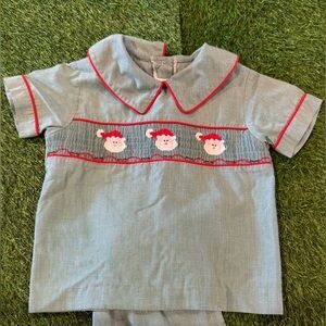 Festive Santa Kids Christmas Outfit